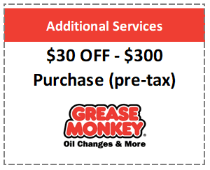 grease monkey prices brake change