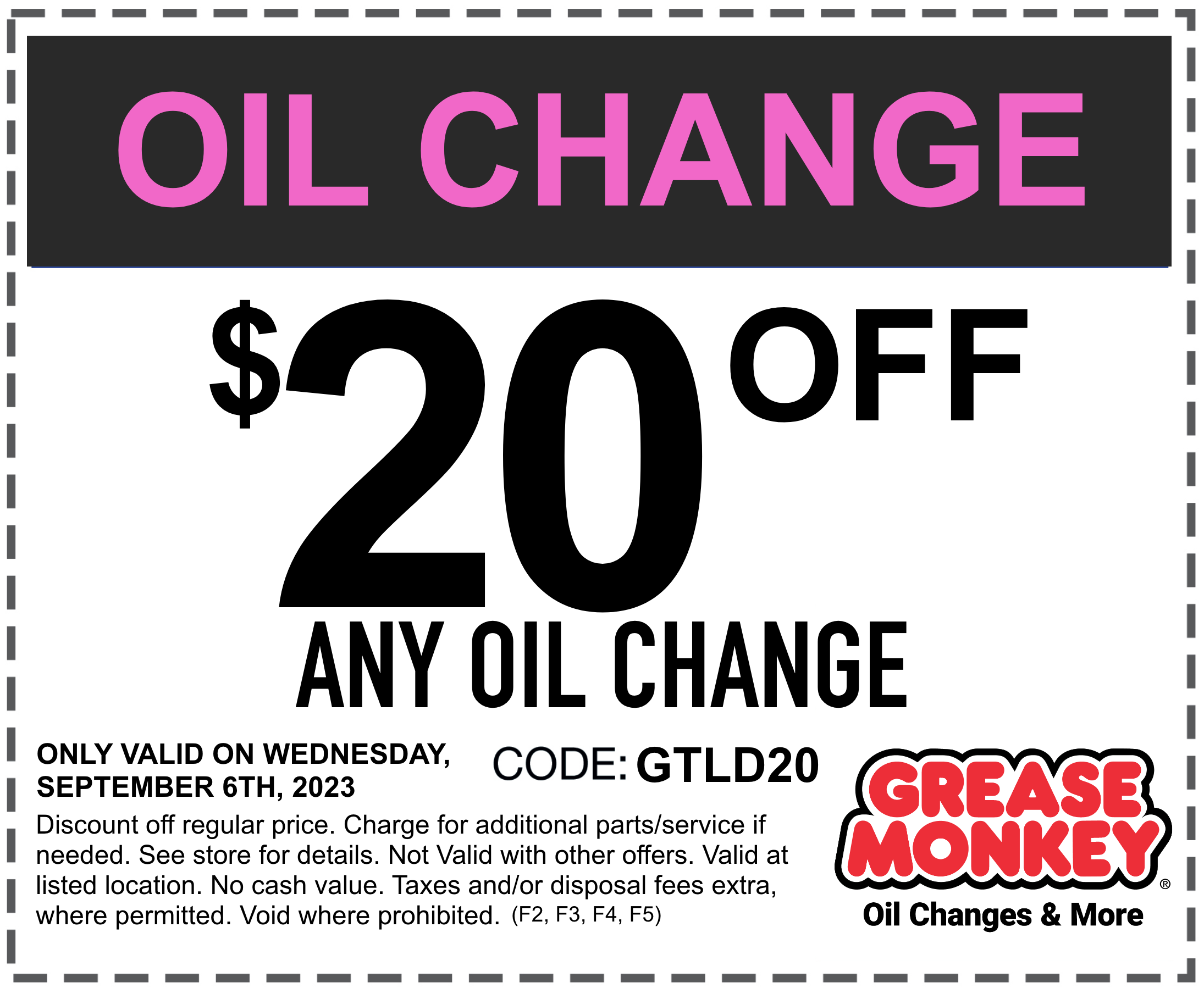 Ladies' Day Savings Grease Monkey™ Auto